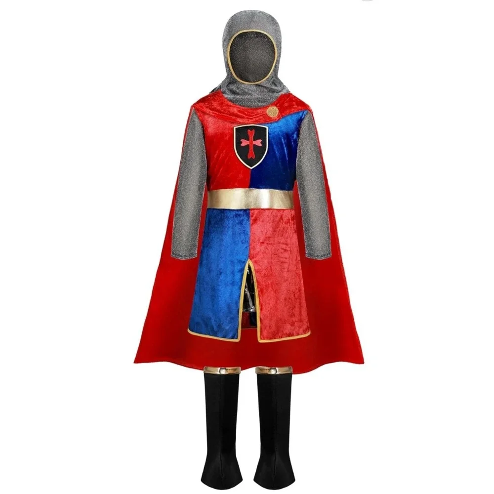 Spooktacular Creations Kids Halloween Costume Medieval Knight Outfit 8-10 Years